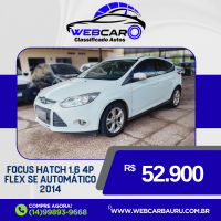 FORD Focus Hatch 1.6 16V 4P FLEX SE POWERSHIFT AUTOMÁTICO
