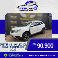 RENAULT Duster 1.6 16V 4P FLEX SCE ICONIC X-TRONIC AUTOMÁTICO
