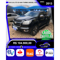 S10 2.8 16V LTZ CABINE DUPLA 4X4 TURBO DIESEL AUTOMÁTICO