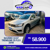 VOLKSWAGEN Saveiro 1.6 G7 CABINE SIMPLES TRENDLINE FLEX