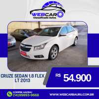 CHEVROLET Cruze Sedan 1.8 16V 4P LT ECOTEC FLEX AUTOMÁTICO