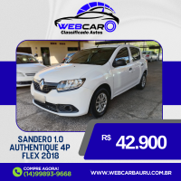 RENAULT Sandero 1.0 4P FLEX AUTHENTIQUE