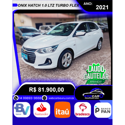 Onix Hatch 1.0 4P FLEX LTZ TURBO