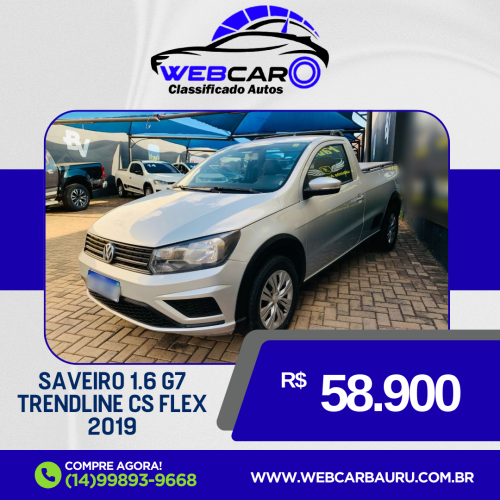 VOLKSWAGEN Saveiro 1.6 G7 CABINE SIMPLES TRENDLINE FLEX