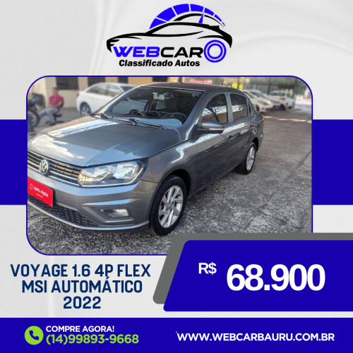 VOLKSWAGEN Voyage 1.6 4P FLEX MSI AUTOMÁTICO
