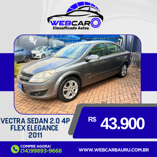 CHEVROLET Vectra Sedan 2.0 4P FLEX ELEGANCE