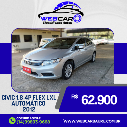HONDA Civic 1.8 16V 4P FLEX LXL SE AUTOMÁTICO