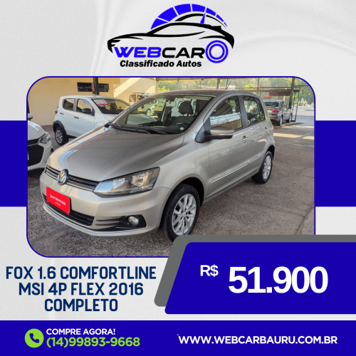 VOLKSWAGEN Fox 1.6 4P COMFORTLINE FLEX