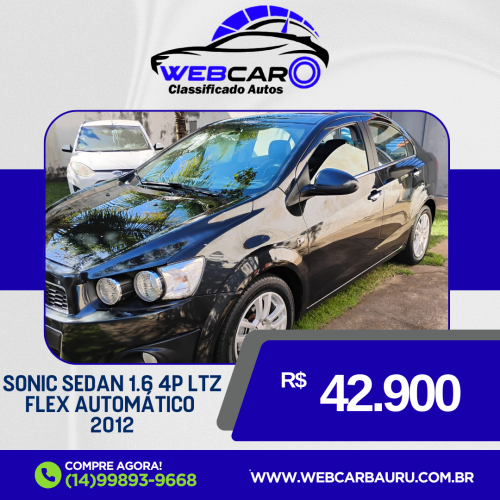 CHEVROLET Sonic Sedan 1.6 16V 4P LTZ FLEX AUTOMÁTICO
