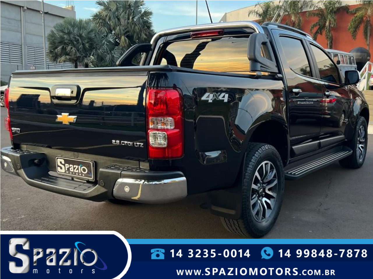 S10 2.8 16V LTZ CABINE DUPLA 4X4 TURBO DIESEL AUTOMÁTICO
