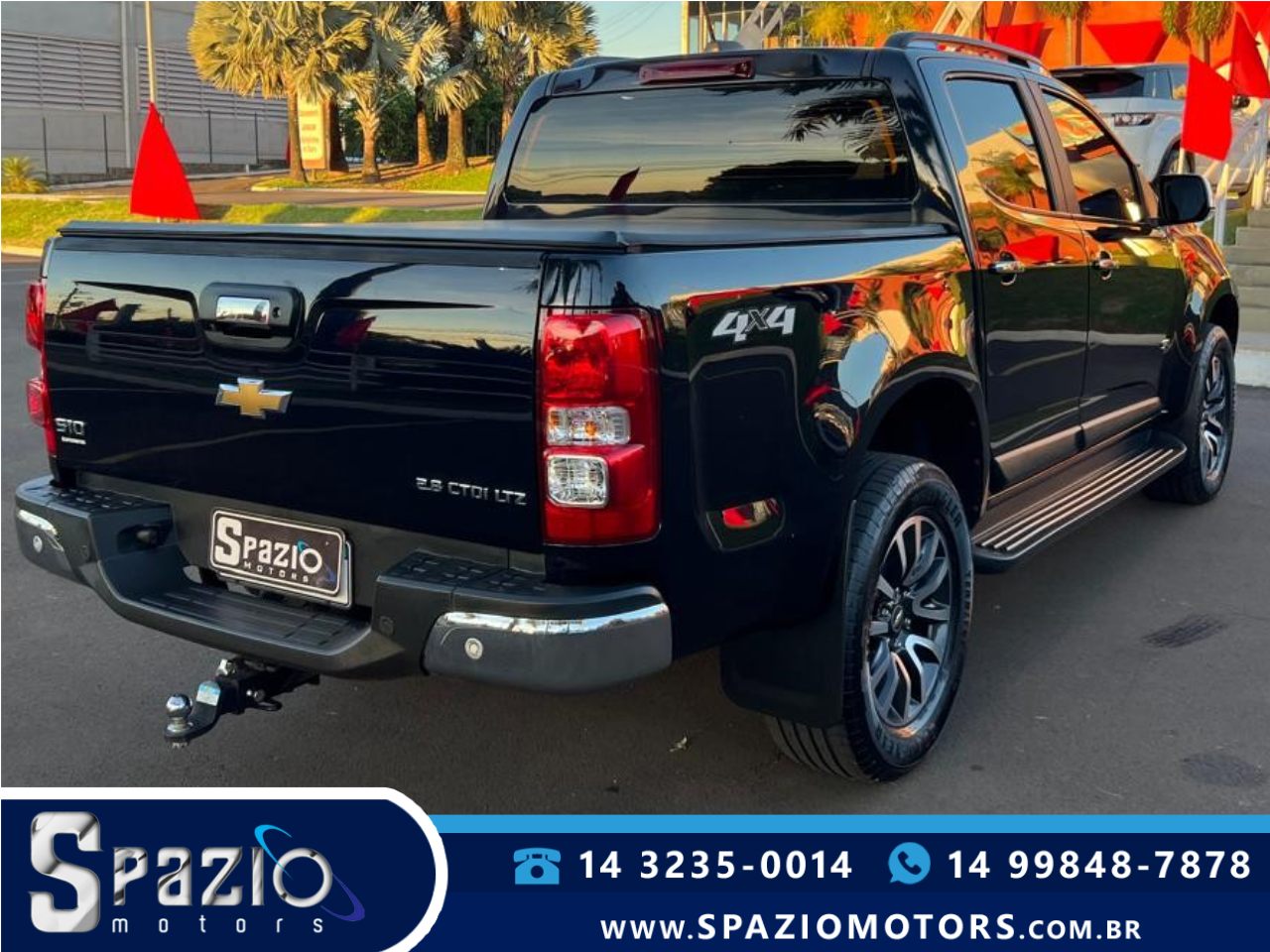 S10 2.8 16V LTZ CABINE DUPLA 4X4 TURBO DIESEL AUTOMÁTICO