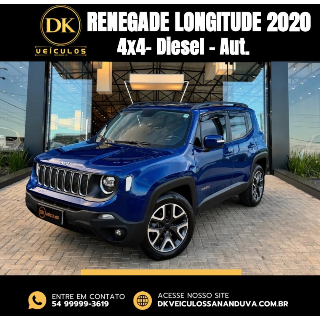 Renegade 2.0 16V 4P TURBO DIESEL LONGITUDE 4X4 AUTOMÁTICO