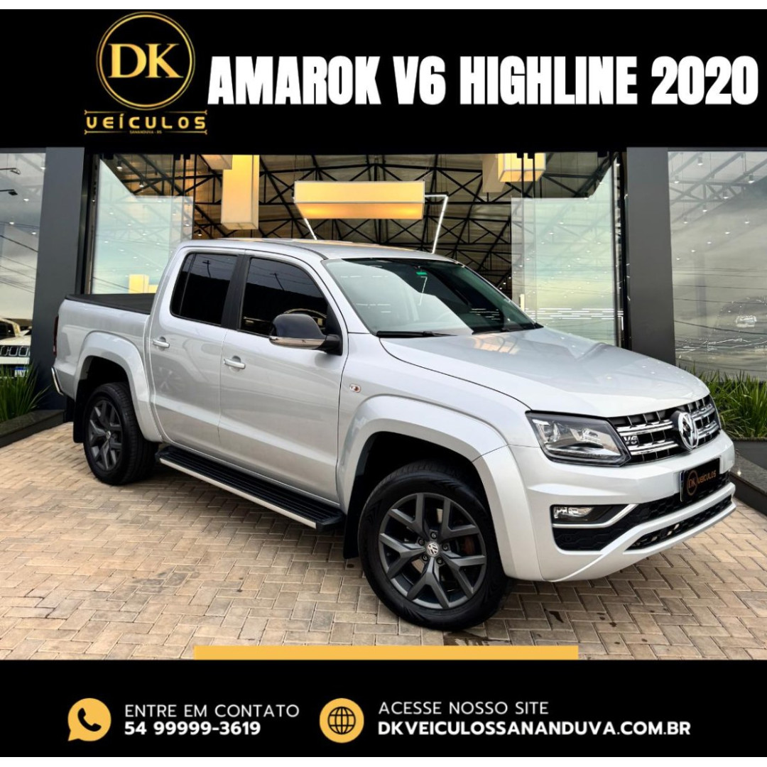 Amarok 3.0 V6 4X4 CABINE DUPLA HIGHLINE 4X4 TURBO INTERCOOLER AUTOMÁTICO