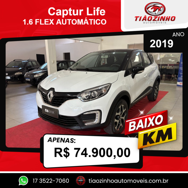 Captur 1.6 16V 4P FLEX SCE LIFE X-TRONIC CVT