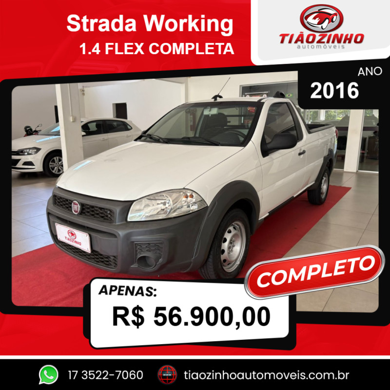 Strada 1.4 FLEX HARD WORKING CABINE SIMPLES