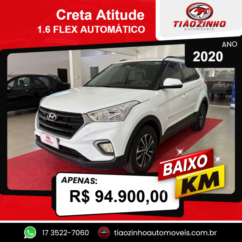Creta 1.6 16V 4P FLEX ATTITUDE AUTOMÁTICO
