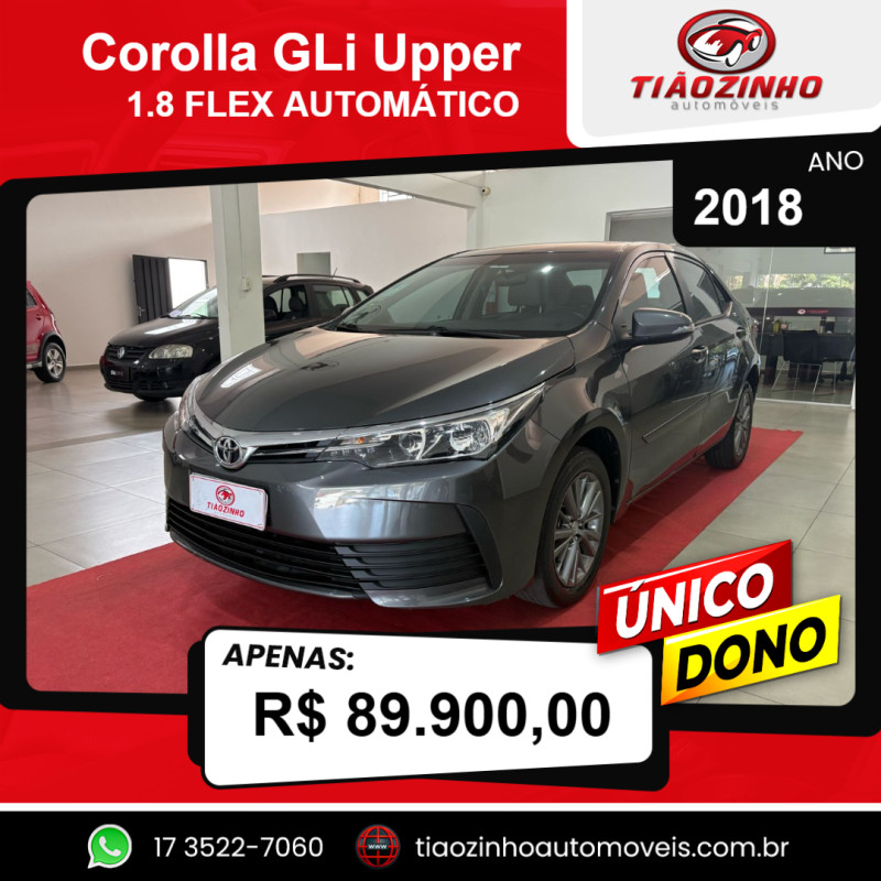 Corolla 1.8 16V 4P GLI FLEX UPPER