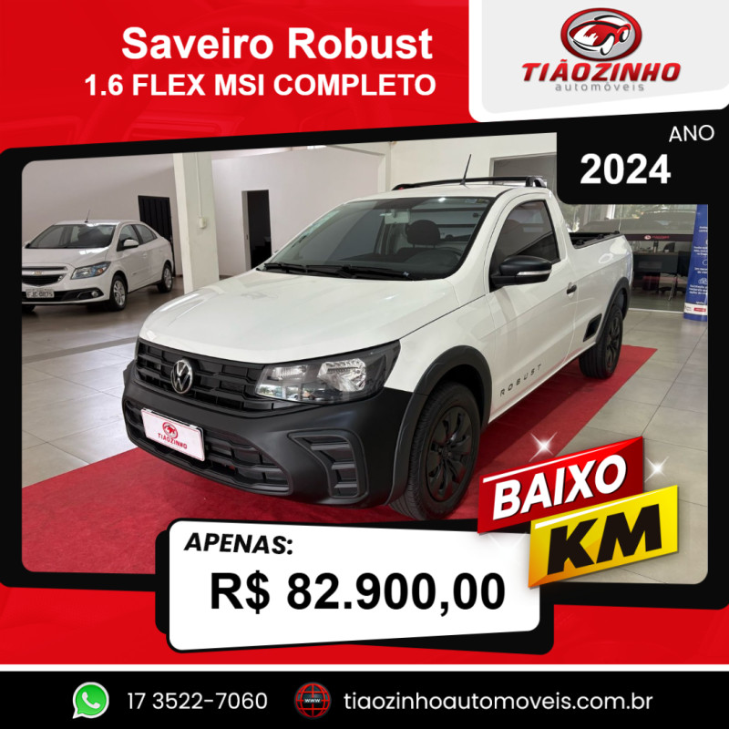 Saveiro 1.6 FLEX MSI ROBUST CABINE SIMPLES