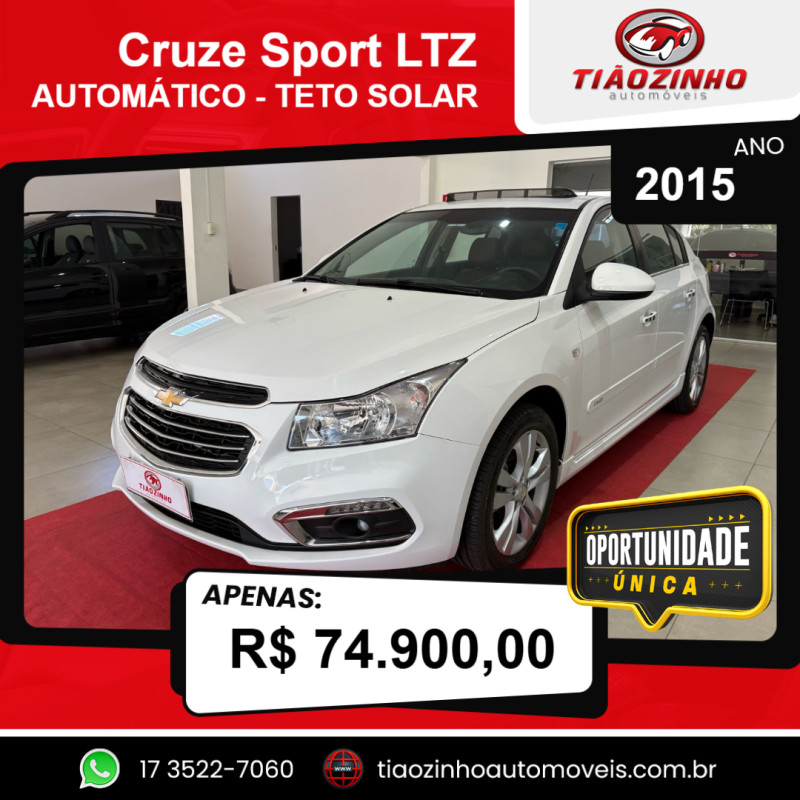 Cruze Hatch 1.8 16V 4P LTZ SPORT6 FLEX AUTOMÁTICO