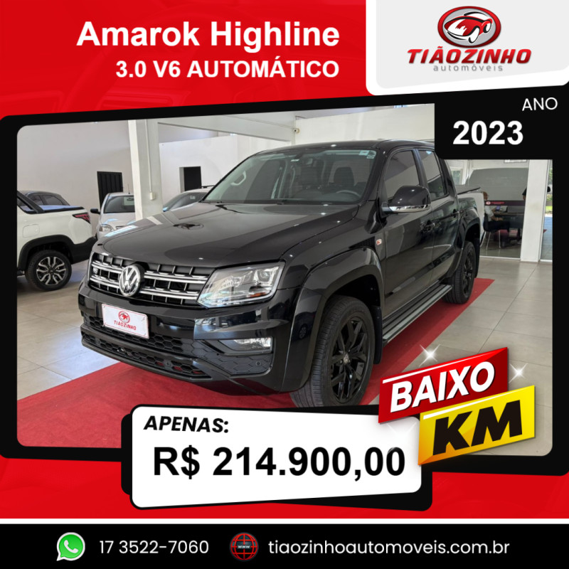 Amarok 3.0 V6 CABINE DUPLA HIGHLINE 4X4 TURBO INTERCOOLER AUTOMÁTICO
