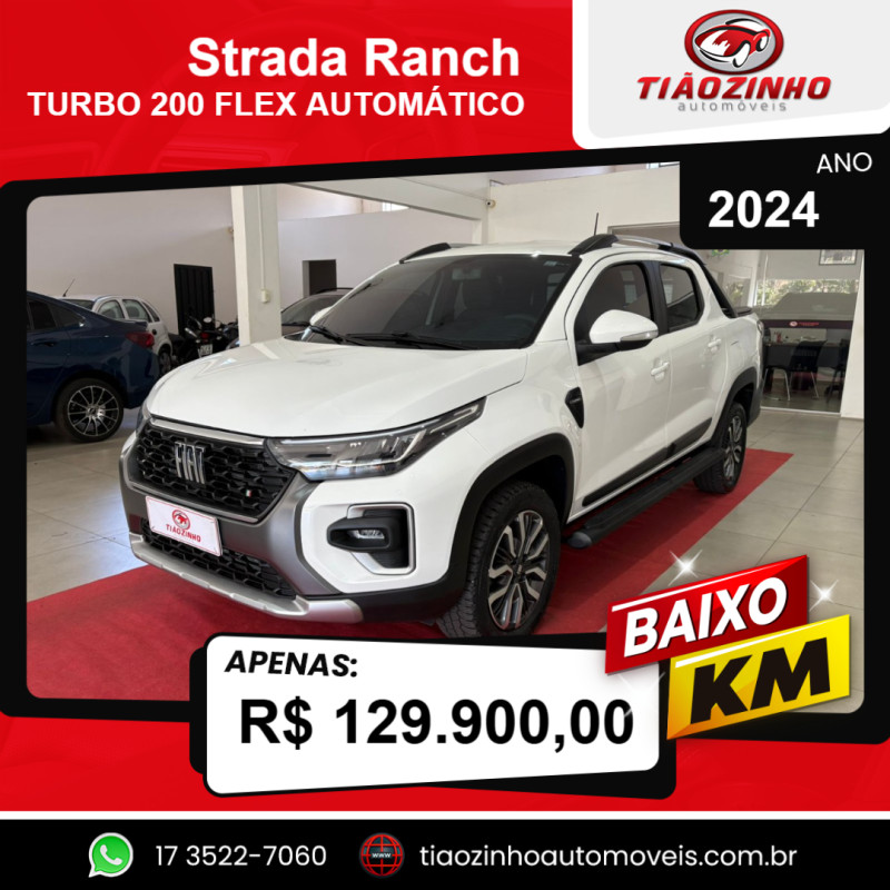 Strada 1.0 12V TURBO 200 FLEX RANCH CABINE DUPLA CVT AUTOMÁTICO