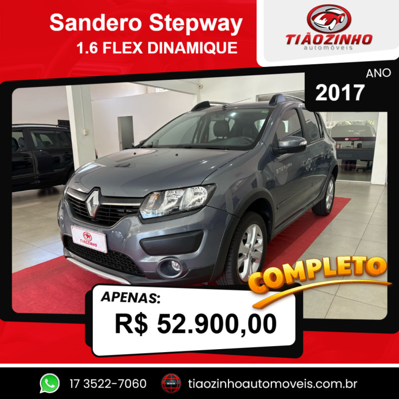Sandero 1.6 16V 4P FLEX SCE STEPWAY DINAMIQUE