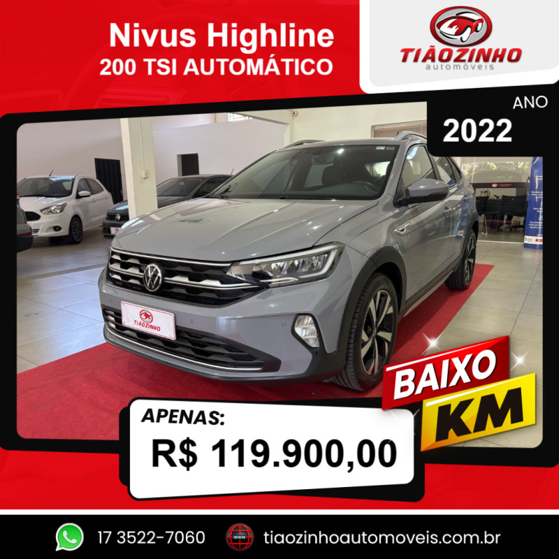 Nivus 1.0 4P FLEX 200 TSI HIGHLINE TURBO AUTOMÁTICO