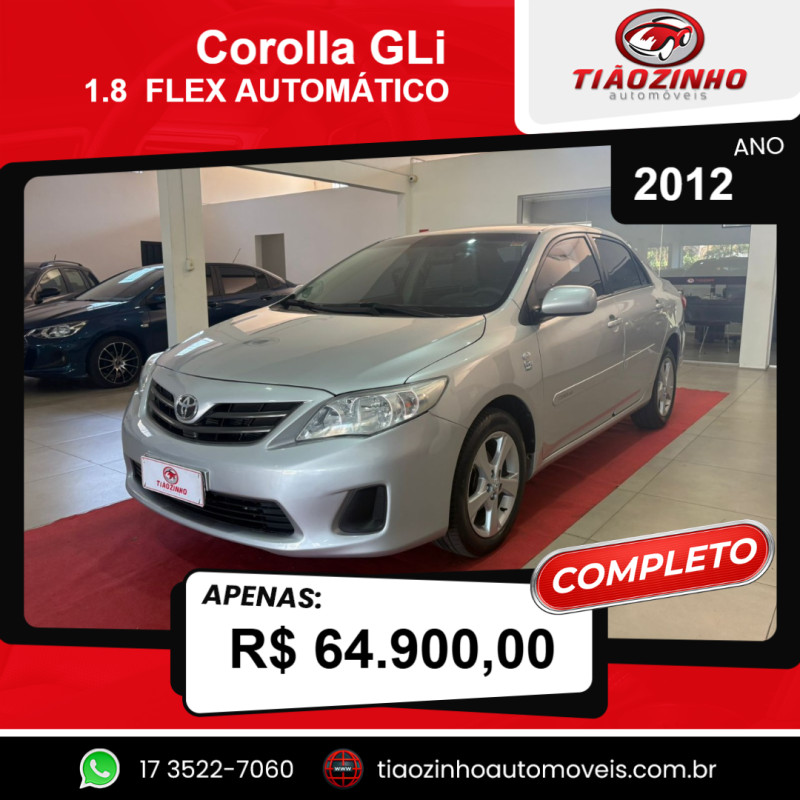 Corolla 1.8 16V 4P GLI FLEX AUTOMÁTICO