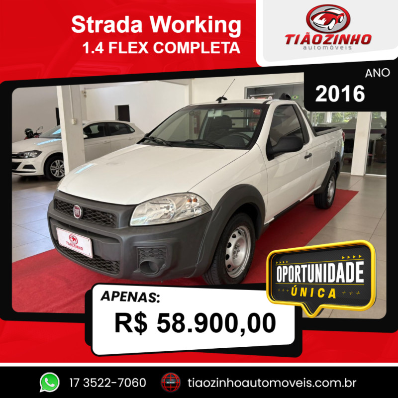 Strada 1.4 FLEX HARD WORKING CABINE SIMPLES