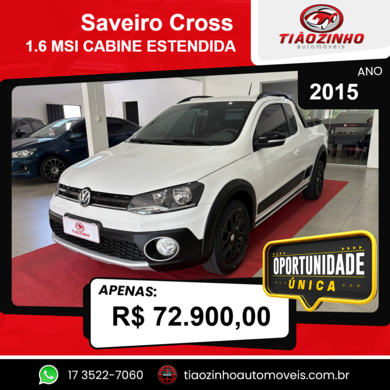 Saveiro 1.6 16V G6 CROSS CABINE ESTENDIDA FLEX