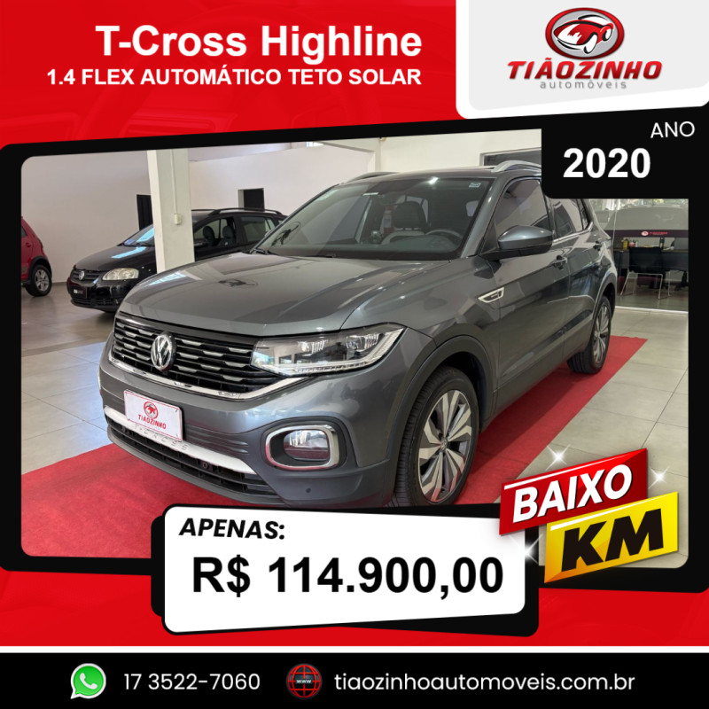 T-Cross 1.4 4P 250 TSI FLEX HIGHLINE AUTOMÁTICO