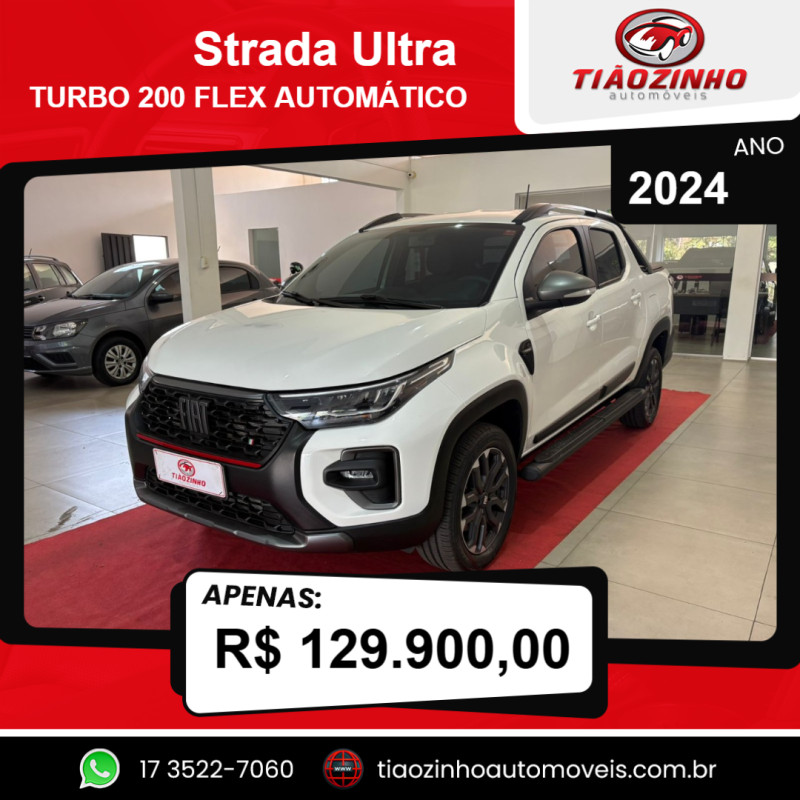 Strada 1.0 12V TURBO 200 FLEX ULTRA CABINE DUPLA AUTOMÁTICO CVT