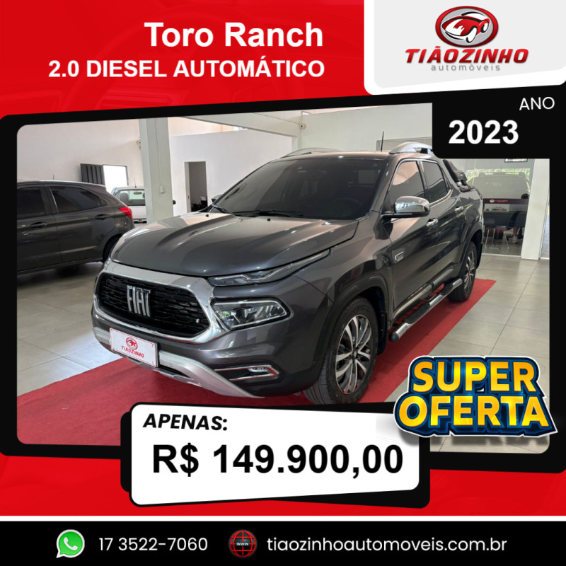Toro 2.0 16V 4P 4WD RANCH TURBO DIESEL AUTOMÁTICO