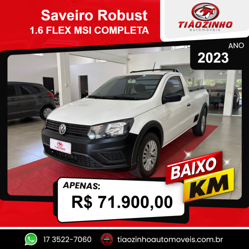 Saveiro 1.6 16V FLEX MSI ROBUST CABINE SIMPLES