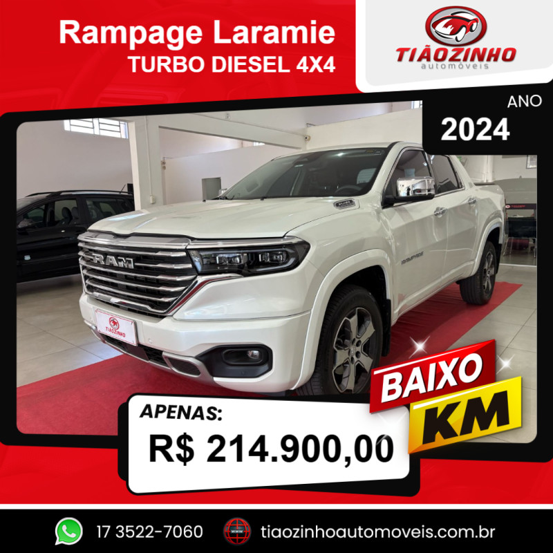 Rampage 2.0 4P TURBO DIESEL LARAMIE 4X4 AUTOMÁTICO