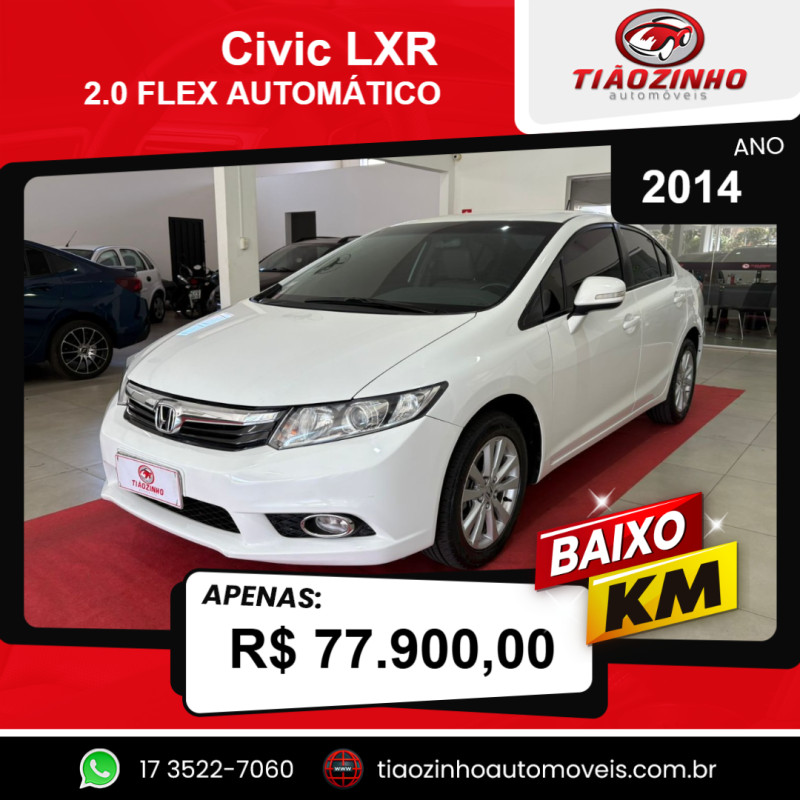 Civic 2.0 16V 4P FLEX LXR AUTOMÁTICO