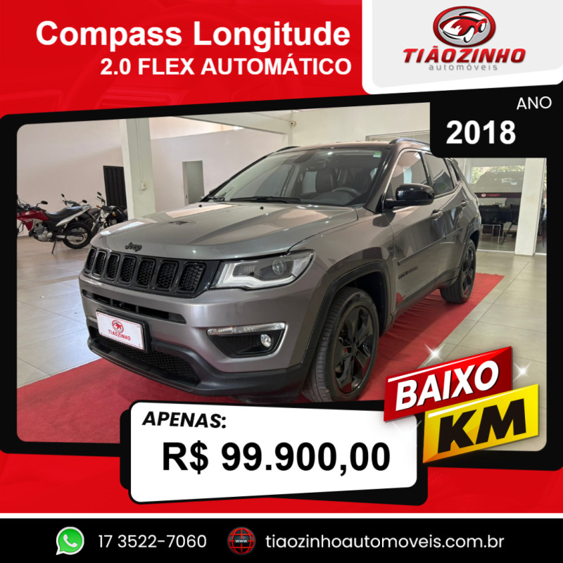 Compass 2.0 16V 4P LONGITUDE FLEX AUTOMÁTICO
