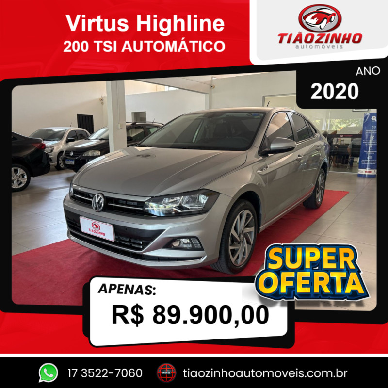 Virtus 1.0 4P 200 TSI FLEX HIGHLINE AUTOMÁTICO