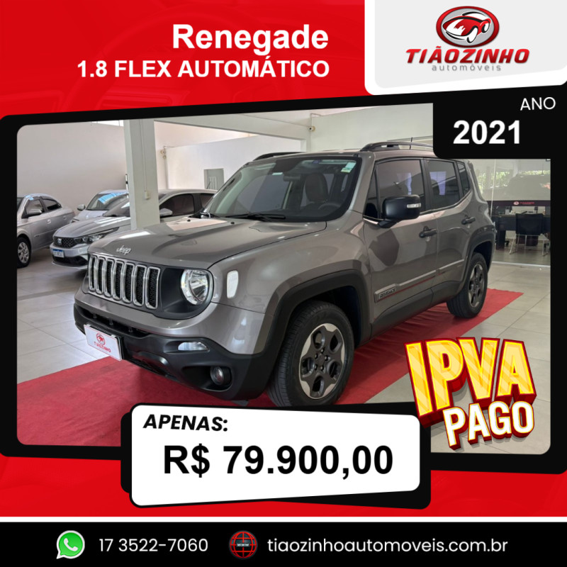 Renegade 1.8 16V 4P FLEX AUTOMÁTICO