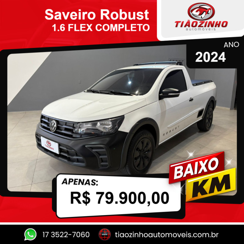 Saveiro 1.6 G7 CABINE SIMPLES ROBUST FLEX