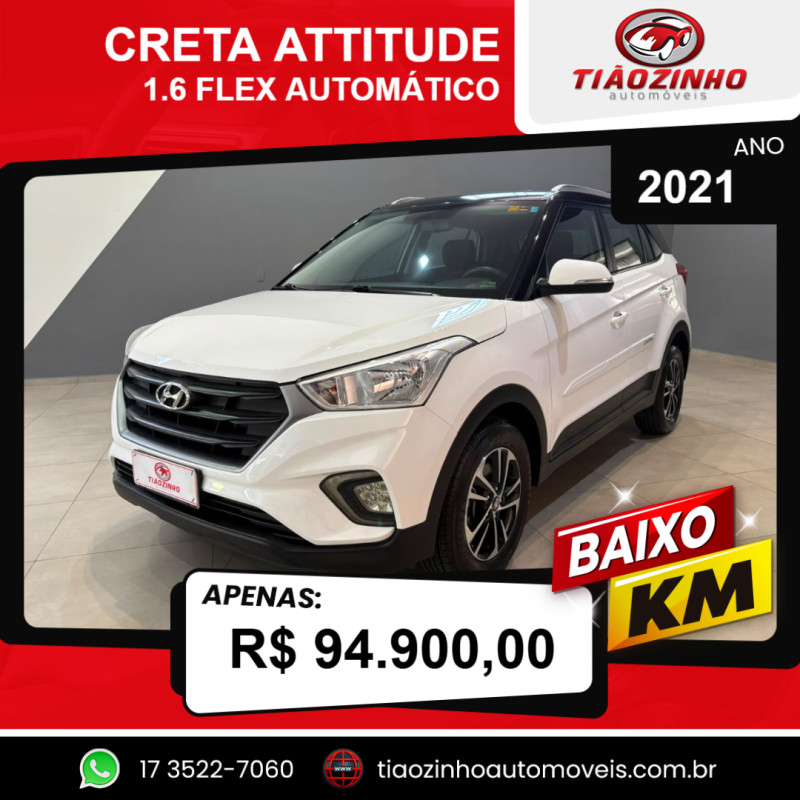Creta 1.6 16V 4P FLEX ATTITUDE AUTOMÁTICO