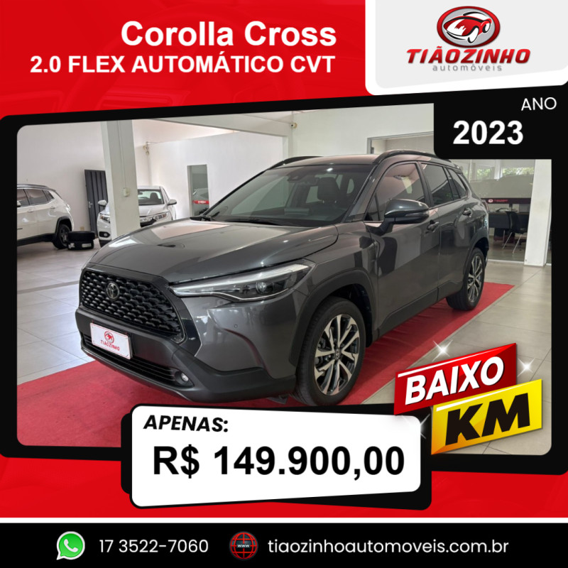 Corolla Cross 2.0 16V 4P FLEX VVT-IE XRE DIRECT SHIFT AUTOMÁTICO CVT
