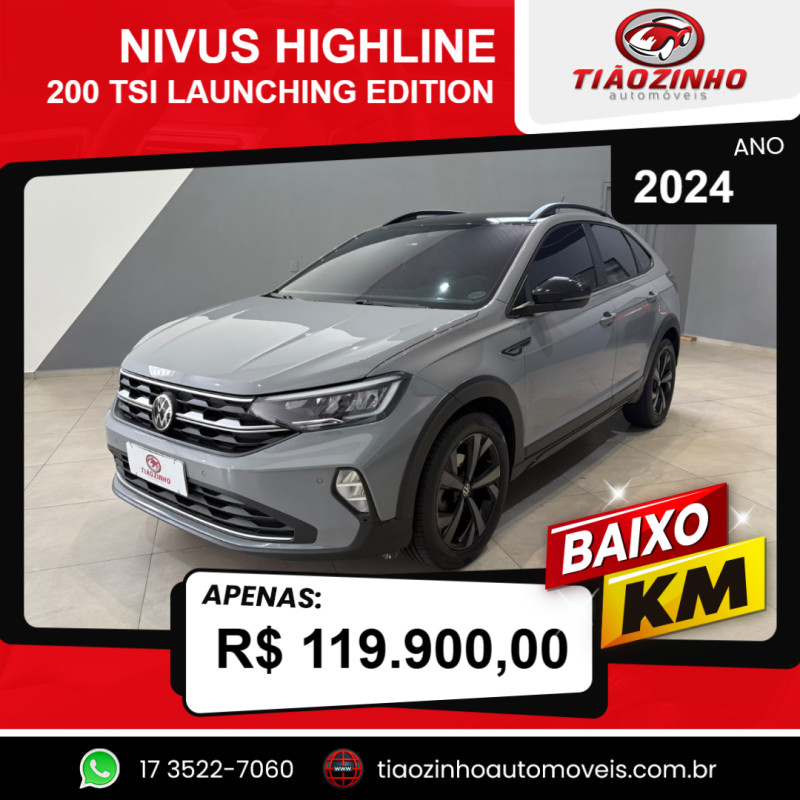Nivus 1.0 4P FLEX 200 TSI LAUNCHING EDITION TURBO AUTOMÁTICO