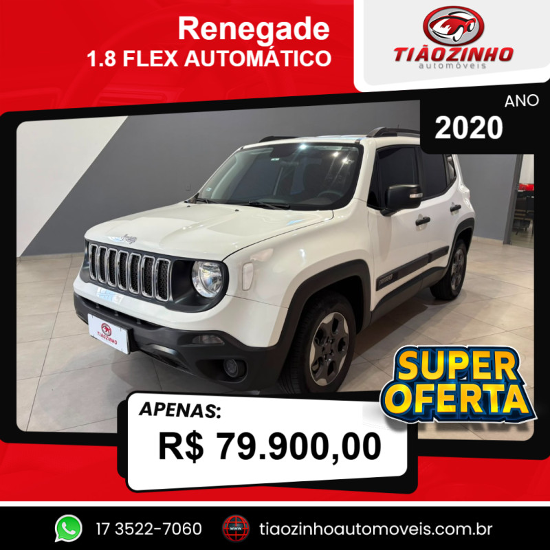 Renegade 1.8 16V 4P FLEX AUTOMÁTICO