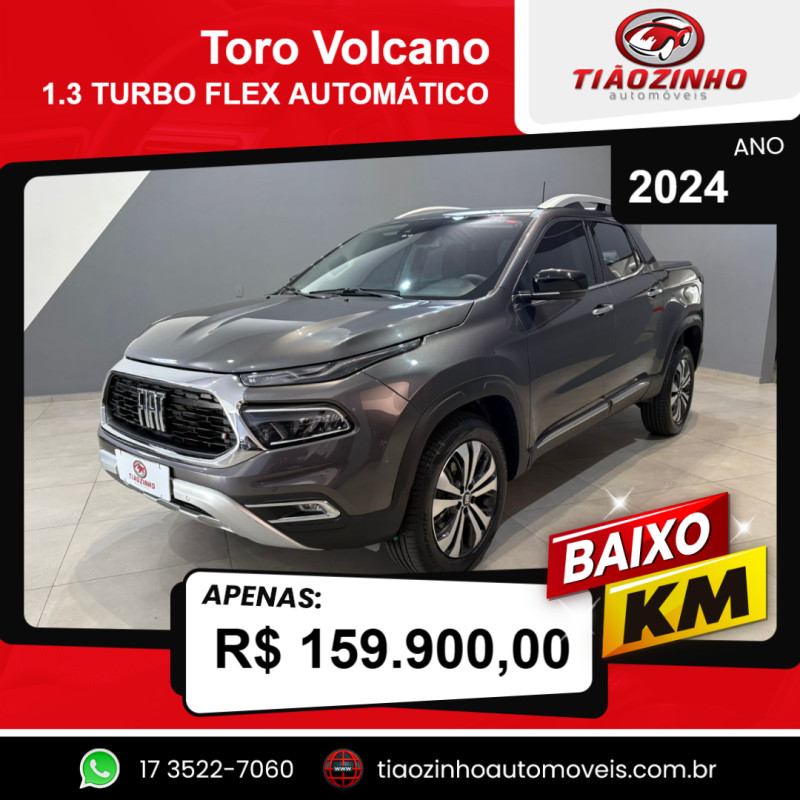 Toro 1.3 16V 4P FLEX 270 TURBO VOLCANO AUTOMÁTICO