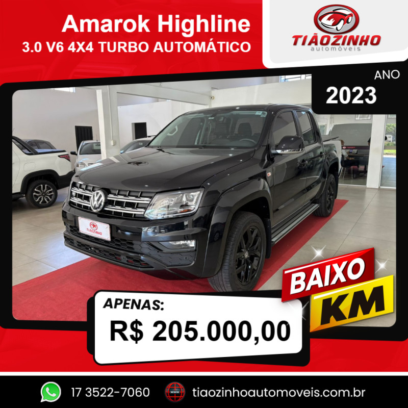 Amarok 3.0 V6 CABINE DUPLA HIGHLINE 4X4 TURBO INTERCOOLER AUTOMÁTICO