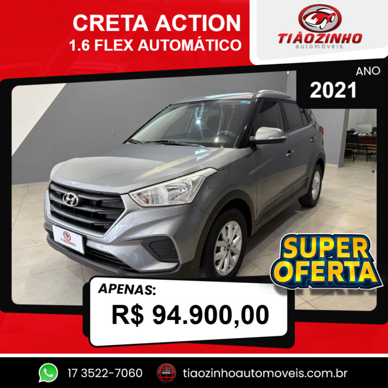 Creta 1.6 16V 4P FLEX ACTION AUTOMÁTICO