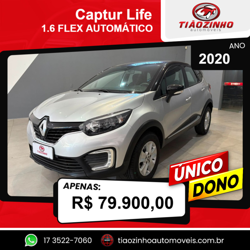Captur 1.6 16V 4P FLEX SCE LIFE X-TRONIC CVT