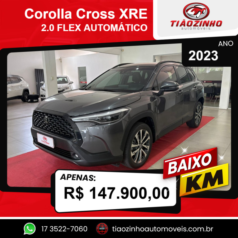 Corolla Cross 2.0 16V 4P FLEX VVT-IE XRE DIRECT SHIFT AUTOMÁTICO CVT