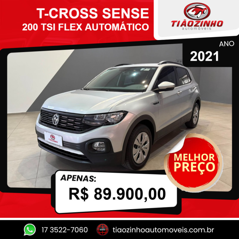 T-Cross 1.0 4P 200 TSI FLEX SENSE AUTOMÁTICO